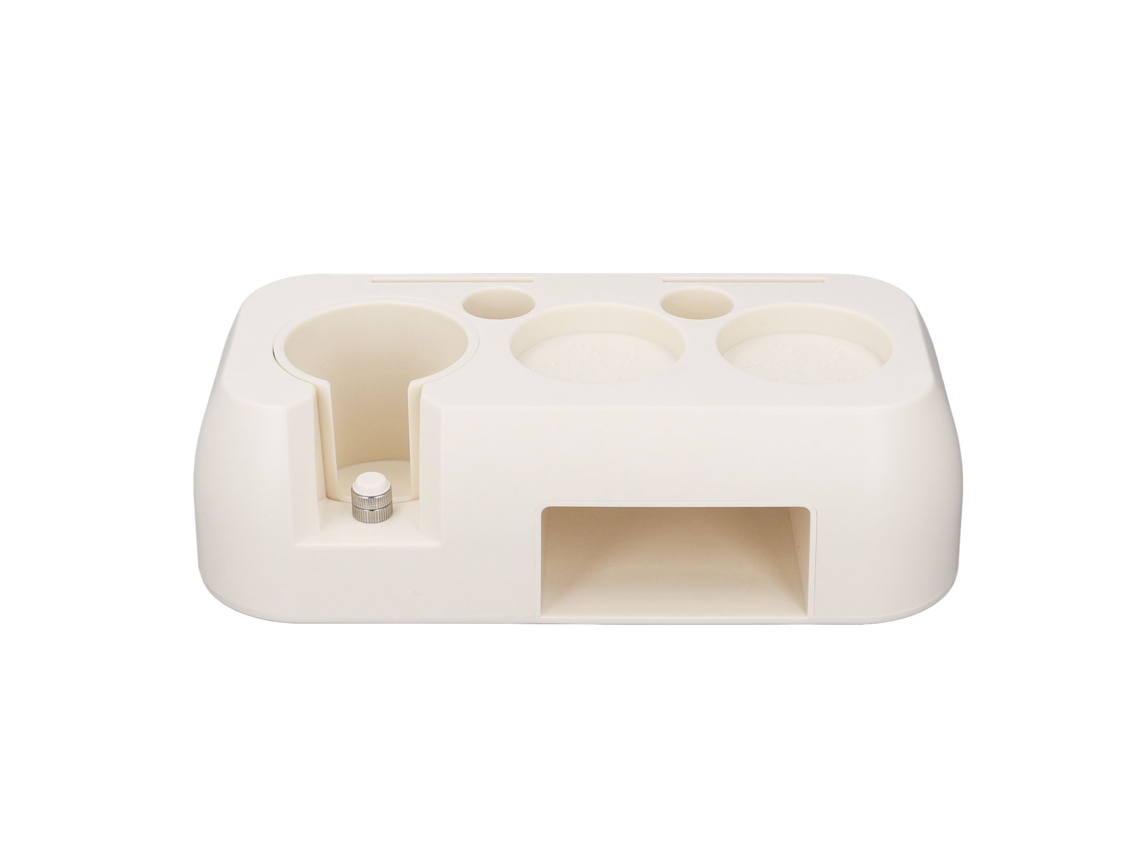 Base de soporte multifuncional de ABS beige para prensador de café - Uso doméstico - Otros