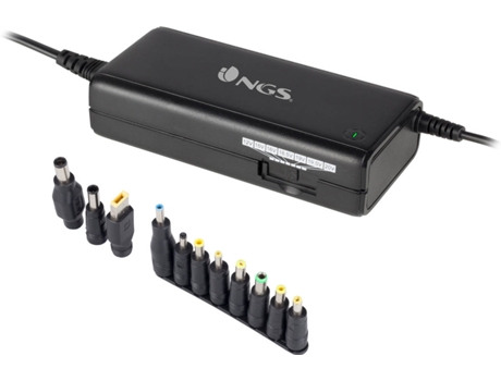 Cargador Universal NGS BAN Manual (11 conectores - Negro - 13 x 6 x 4 cm)
