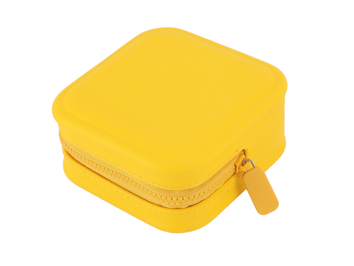 Neceser pequeño para viajes, estuche de maquillaje portátil de EVA para viajes