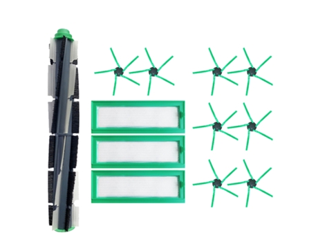 Kit de repuesto para Vorwerk Vr200 Vr300, repuestos de aspiradora, cepillo giratorio principal y filtro Hepa