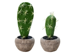 2 uds pequeñas plantas de simulación Cactus en maceta Bonsai decoración creativa plantas verdes RNEMITERY