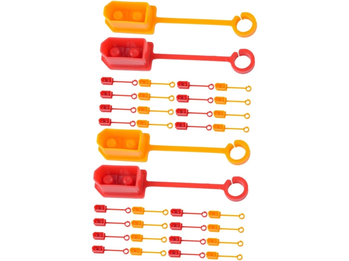 2 Juegos De Tapas Protectoras Para Enchufes Xt60, Blancas, Con Llave