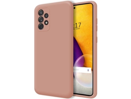 Carcasa Samsung Galaxy A72 TUMUNDOSMARTPHONE Silicona Líquida Rosa