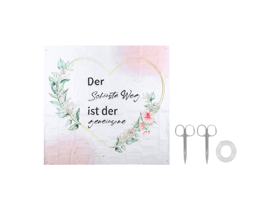 Fondo Moderno Con Forma De Corazón De Estilo Bohemio Para Decoración De Bodas/fiestas De Compromiso (caja De Regalo No Incluida).