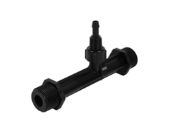 Mezclador de fertilizantes para tubería de riego con inyector, dispositivo de riego para jardín, plástico negro, G3/4 pulgadas