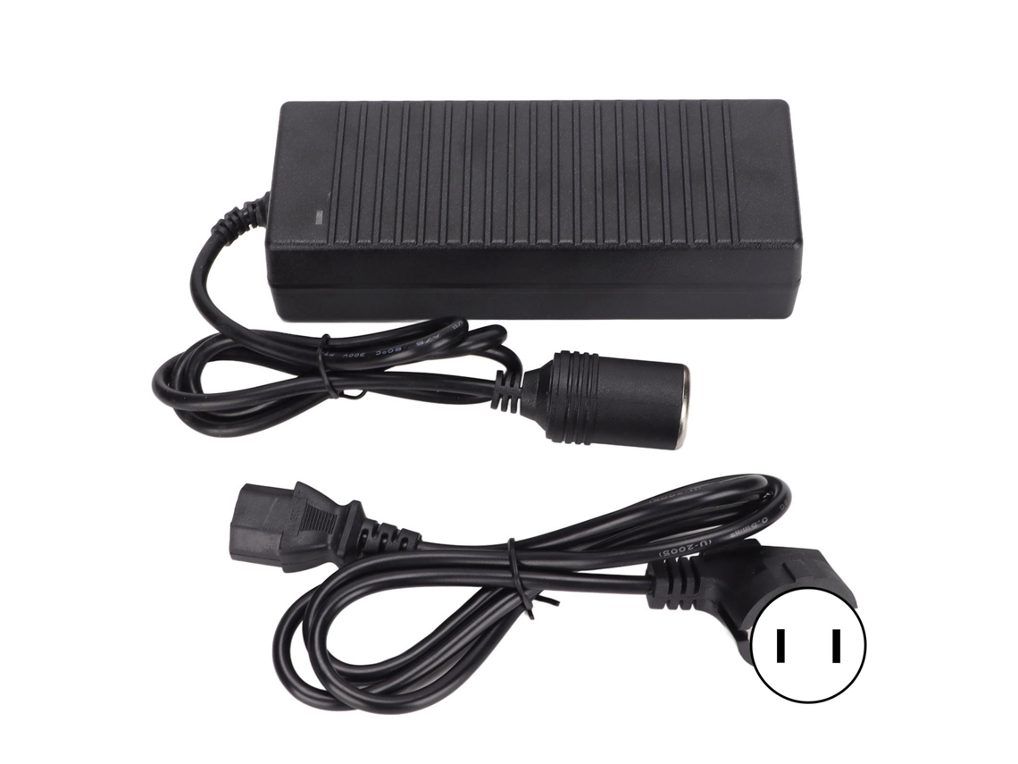 Convertidor De Ca A Cc De 8 A Y 12 V, Adaptador Para Toma De Mechero De Coche, Aspiradora, Inflador De Neumáticos, Enchufe Estadounidense.