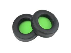 Almohadillas De Repuesto Compatibles Con Razer Kraken Pro V2, De Piel Proteica, Color Negro-verde, 1 Par.