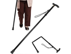 Bastón para hombres y mujeres, ajustable y plegable, ligero e ideal como regalo.