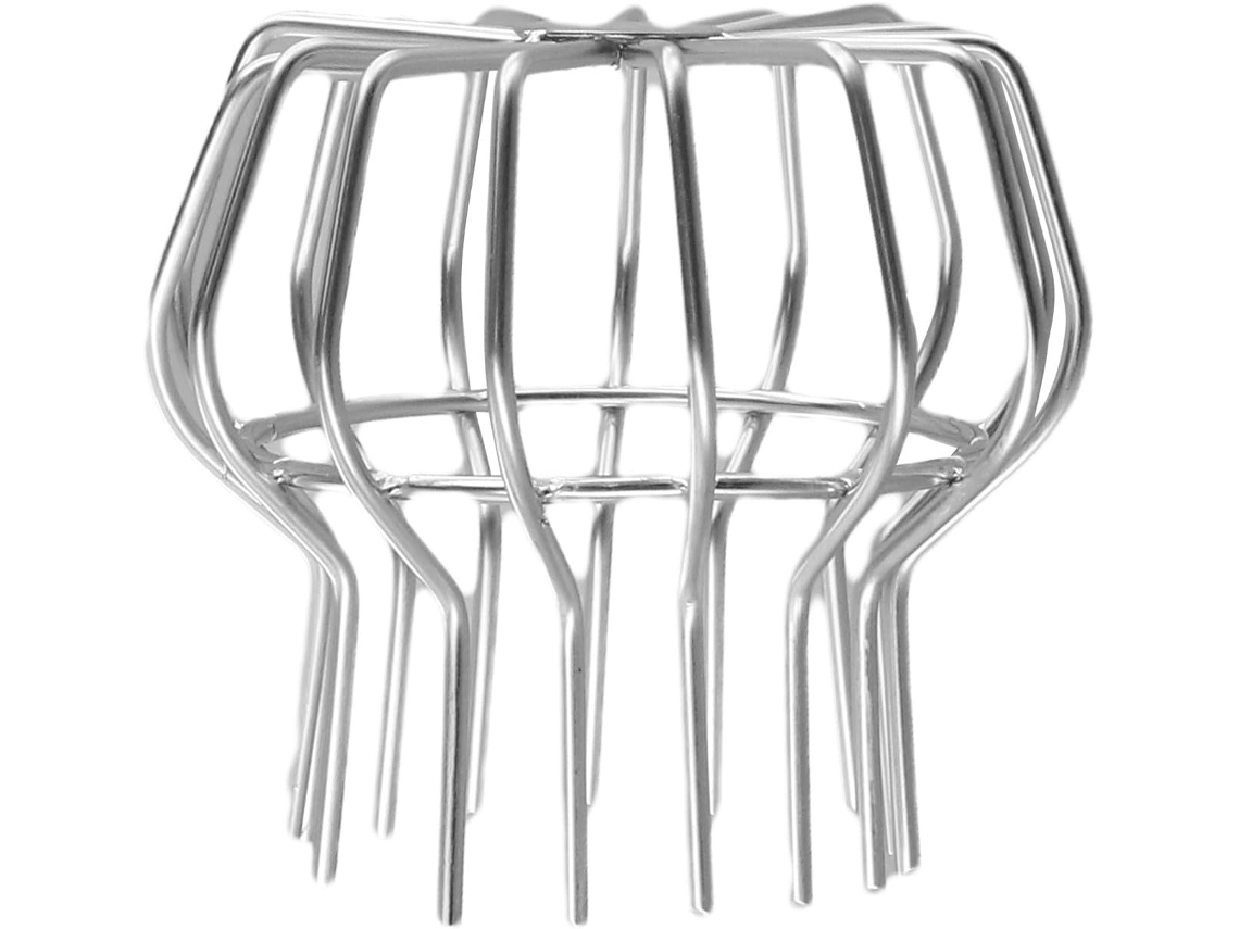 Protector De Canalón De Acero Inoxidable (110) Para Atrapar Eficazmente El