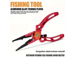 Alicates De Aluminio Para Aviación Ipree Grises Multifuncionales Para Pesca Herramientas Para Pesca Al Aire Libre Control De Peces Y Corte De Sedal