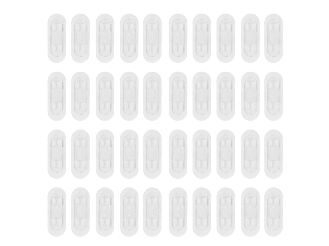 40 Clips Adhesivos Para Cables, No Requieren Perforación, Organizador De Cables Transparente Para El Hogar, El Automóvil Y La Oficina.