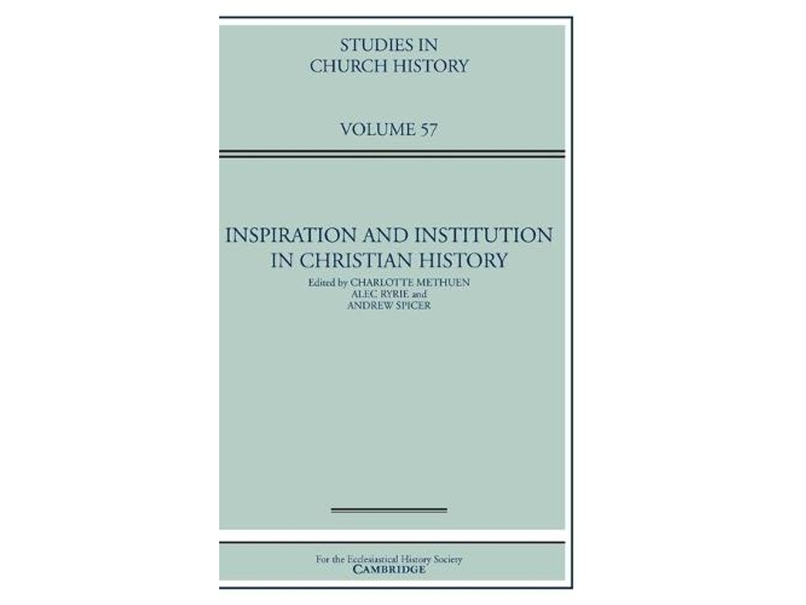 Libro Inspiration and Institution in Christian History: Volume 57 (Inglés)