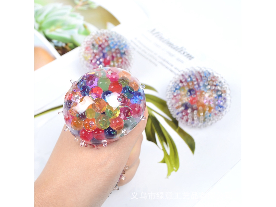 Pelotas antiestrés Bjww-Balls con forma de uva para apretar, juguete de goma suave para desestresarse. ¡Diversión garantizada!