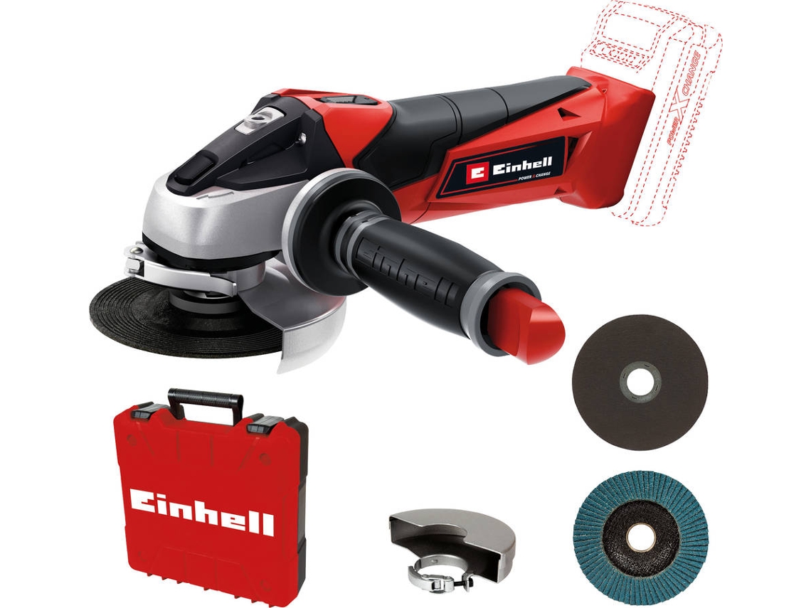 Amoladora angular a batería EINHELL TE-AG 18/115 Li Solo