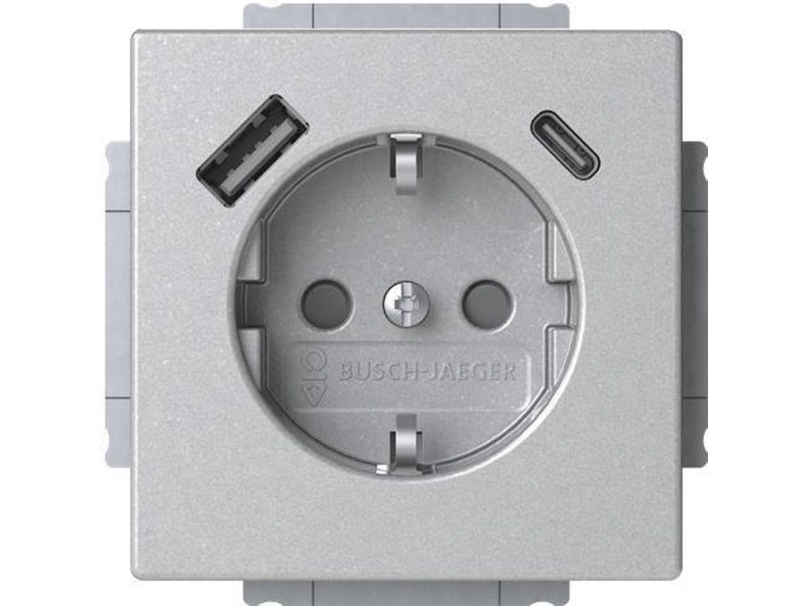 Toma schuko Sb Ac 20 Eucb2usbac 83 Busch Jaeger (2cka002011a6304)