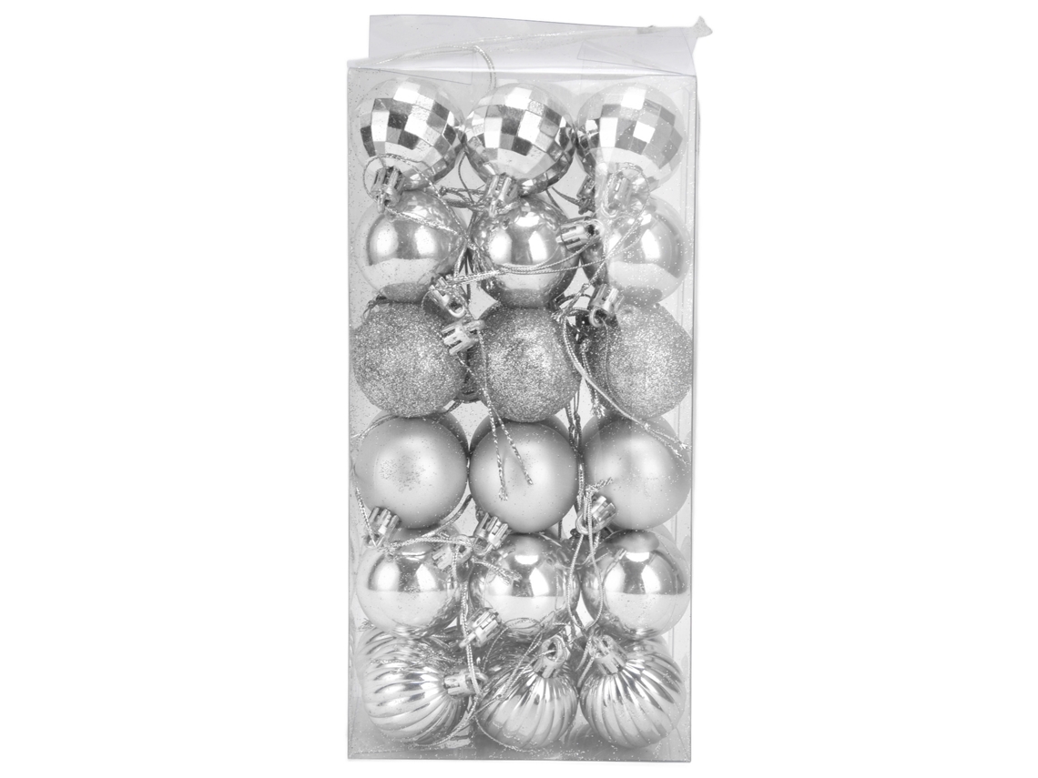 Adornos navideños, 36 piezas, bolas irrompibles para árbol de Navidad, adornos colgantes para fiestas y festividades.