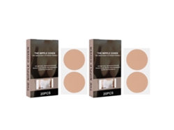 2 Cajas De Protectores Adhesivos Para Pezones Para Mujer - 40 Unidades En Material Pe Seguro Y Cómodo.