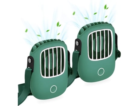 Mini Ventilador Ventiladores de cuello manos libres portátiles recargables por USB, pequeños, personales, con batería, para mujeres, niños y niñas...