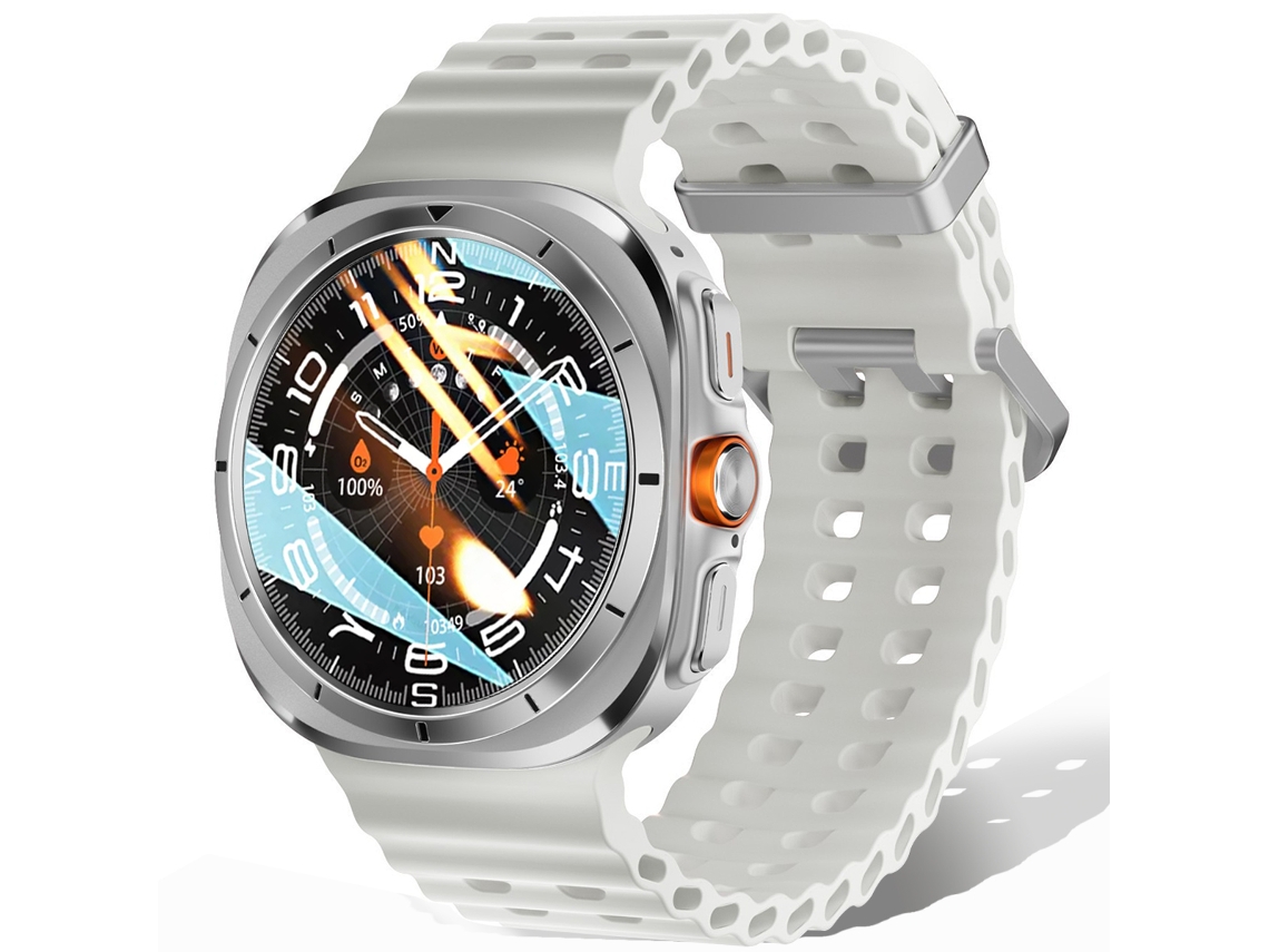 (blanco) Reloj Inteligente Con Brújula Gps Y Nfc, Reloj Inteligente Con Función De Llamada Bluetooth