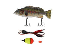 Danu26-señuelo Eléctrico De Pesca Con Nado Robótico Recargable Led, Swimbait Multijuntas Para Agua Dulce Y Salada
