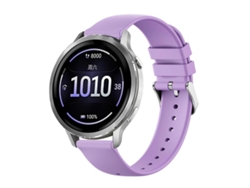 Bracelete Para Garmin Venu 4 (41mm) - Silicone Cor Sólida - Textura Delicada Roxa
