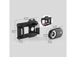 Microscopio Para Teléfonos Móviles Con Lentes Cpl, 12 Led, 6 Uv 395nm, Clip Universal, 71-105 Mm, 100x, 150x, 200x