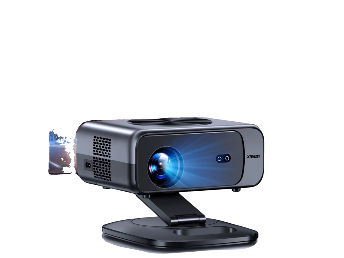 Proyector, 800 lúmenes ANSI, resolución de 1080p, enfoque automático de 64 GB, enchufe UE OEM