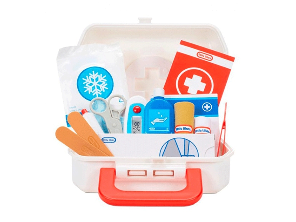 Maletín Médico De Juguete MGA Con Accesorios First Aid Kit 25 Piezas (Edad Mínma Recomendada: 2 años)