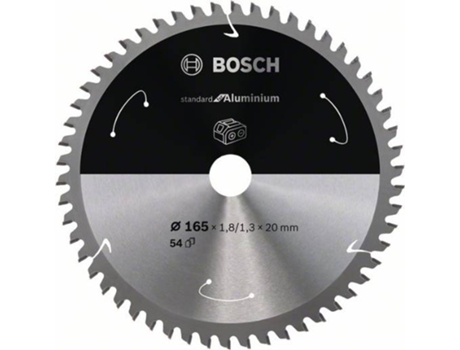 Disco de Sierra Circular BOSCH Standard para Aluminio Para Sierras a Batería 165x1.8/1.3x20 T54
