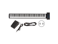 Piano Enrollable De 88 Teclas, Plegable, Plug And Play, Con Altavoces Duales, Bluetooth, Teclado Suave Para Ordenadores