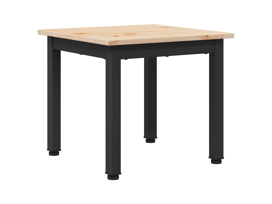 Maison Exclusive - Mesa De Café Natural 40 X 40 X 36 Cm Madera De Pino Macizo