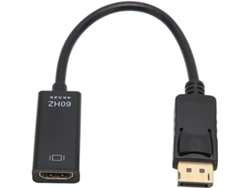 Cable Adaptador Activo Displayport A 4k 60hz Para Computadoras Con Doble Salida