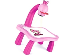 Kit de pintura rosa para niños, proyector LED, mesa de arte, juguetes de dibujo, tablero de arte y pintura para niños, Projecti S/marca