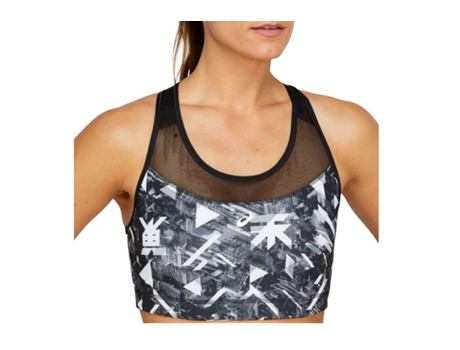 Sujetador Deportivo para Mujer ASICS Negro para Fitness (M)