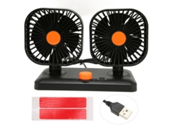 Ventilador Portátil Silencioso De Alta Potencia Con Rotación De 360° Para Refrigeración De Automóviles Y Batería De Fósforo.
