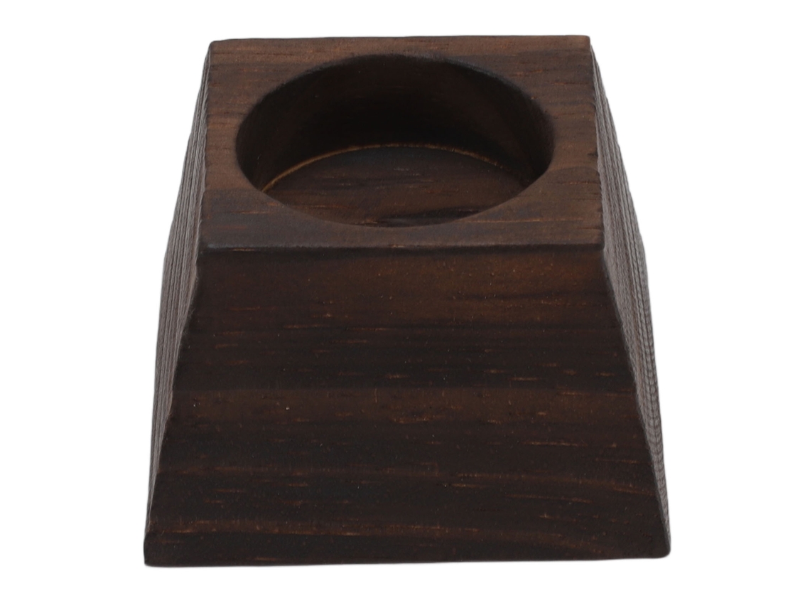 2026-portavelas Trapecio De Madera Retro Para Navidad Boda Decoración Mesa Ornamento Madera Negra