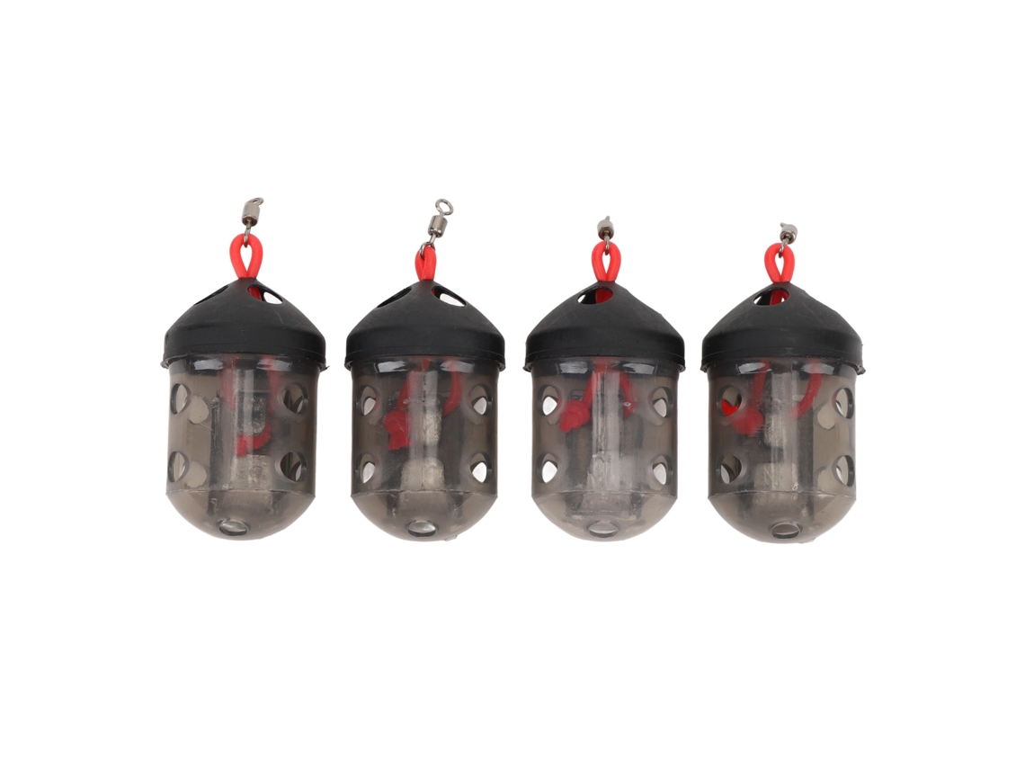 4 Piezas De Cestas De Cebo De Pesca Portátiles, Ligeras Y Reutilizables Para Alimentar Cebos.