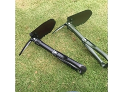 Verde Militar ipree Pala Plegable Exterior Acero Multifuncional Camping Supervivencia Bolsa Almacenamiento Aventura