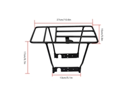 Estante Trasero Para Patinete Eléctrico Xiaomi M365 1s Pro, Acero Macizo, Portaequipajes De Alta Resistencia.