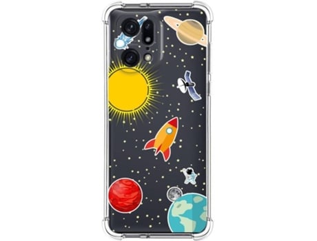 Carcasa para Oppo Find X5 Pro 5G TUMUNDOSMARTPHONE Dibujos Antigolpes Espacio Multicolor