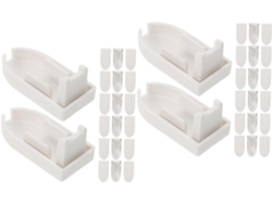 40 Piezas Gancho Tapón Poste Reutilizable Tapones Plástico