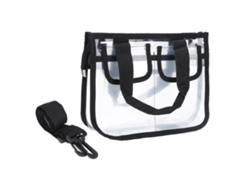 Neceser Portátil De Eva Transparente Para Viajes, Neceser De Maquillaje Con Organizador E Impermeable.