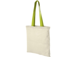 Bolsa Tote De Algodón 100 G/m² Con Asas Largas Contrastadas "nevada"