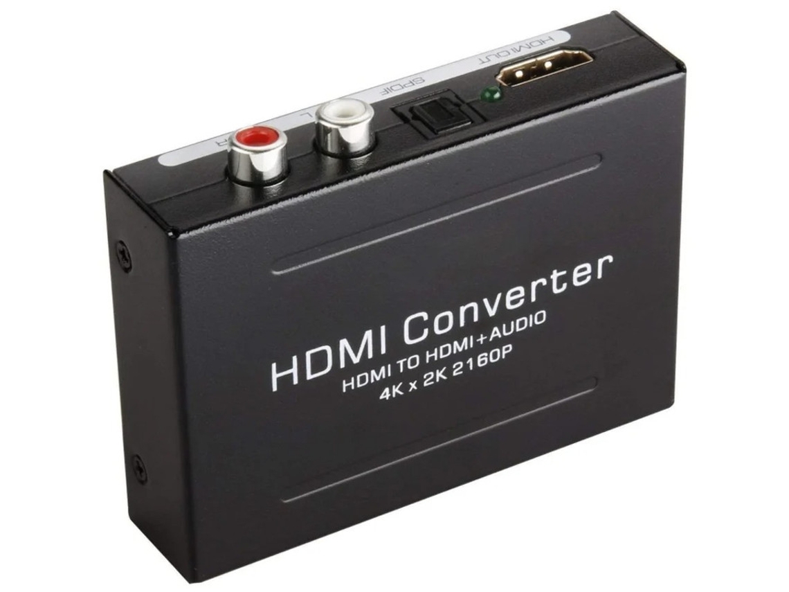 Extractor de audio HDMI 4K X 2K Yizhood, color negro