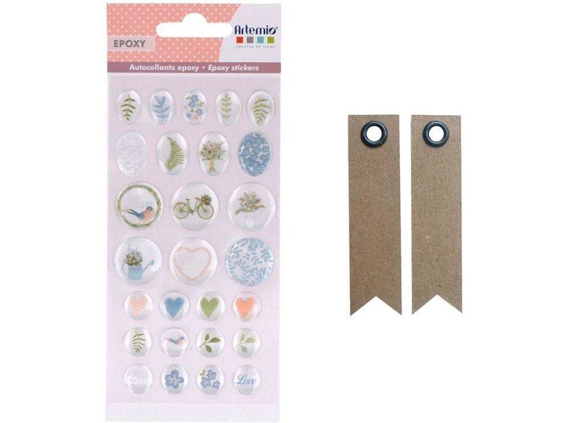 Set 27 Pegatinas YOUDOIT Historia de Amor (18 x 7,5 x 0,2 cm)