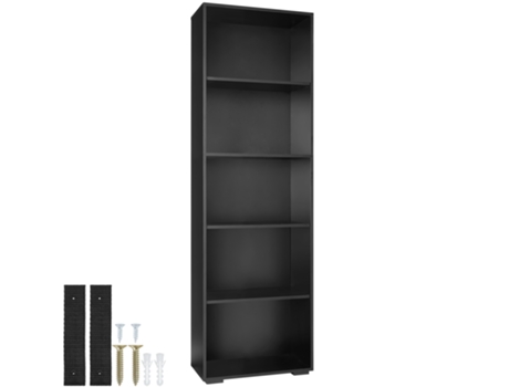 TECTAKE Lexi Bookcase 5 Compartimentos