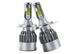 Lote De 2 Bombillas Led C6 H4 24w Para Faros De Coche, Iluminación De Alta Intensidad