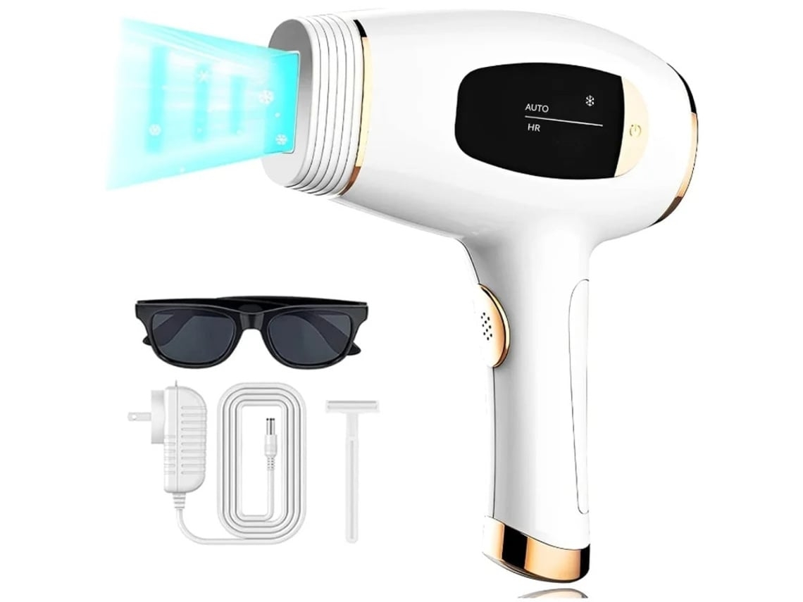 Dispositivo Láser Ipl Unisex Completo, Apto Para Rostro, Cuerpo, Axilas, Espalda Y Escroto.