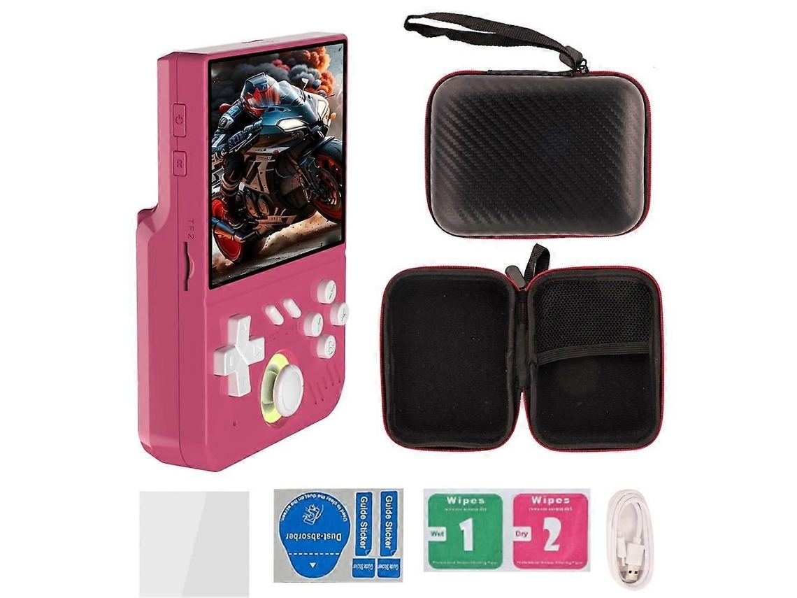 Miniconsola GOKOCO R36 con 128 GB, pantalla IPS de 3,5'' y 2,4G, estilo retro portátil.