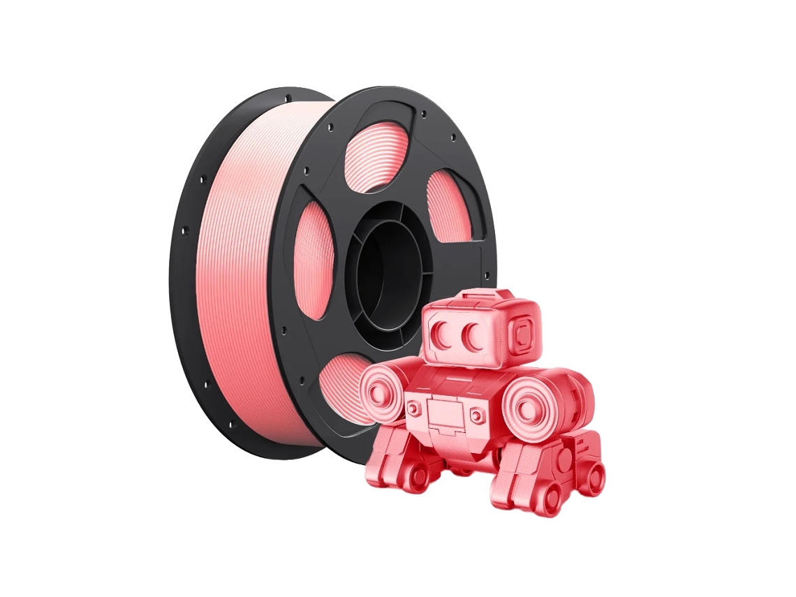 Filamento PLA, formato sólido, alta compatibilidad, 3 kg, color rosa fresa OEM